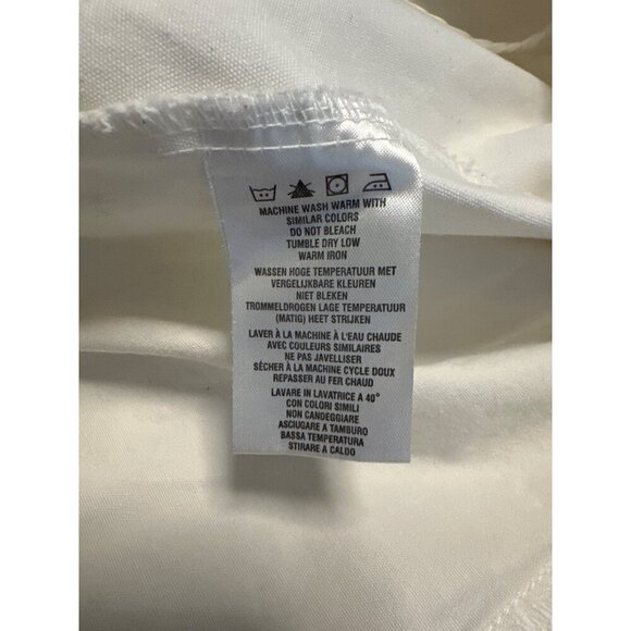 Harley-Davidson Sleeveless White Button-Up Shirt, Embroidered Front & Back, XL - Picture 11 of 11